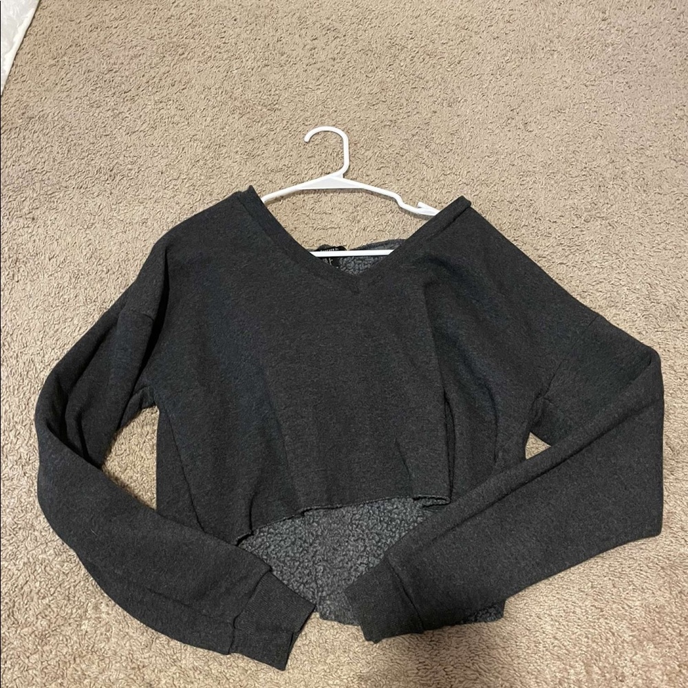 sweater. it has a hood.